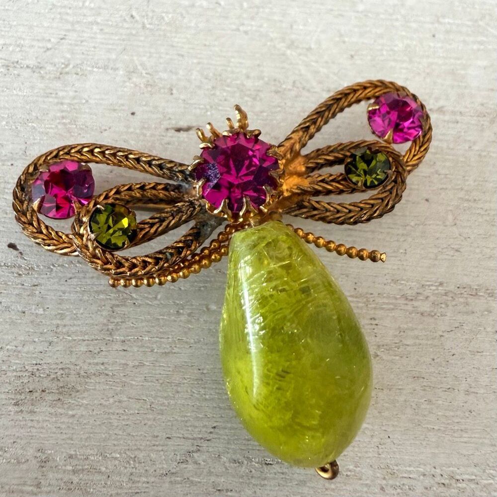 Antique Butterfly Brooch - Picture 7 of 7